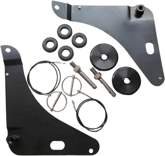 Mopar 2008-2023 Challenger Hood Pin Kit Black 82214260AC