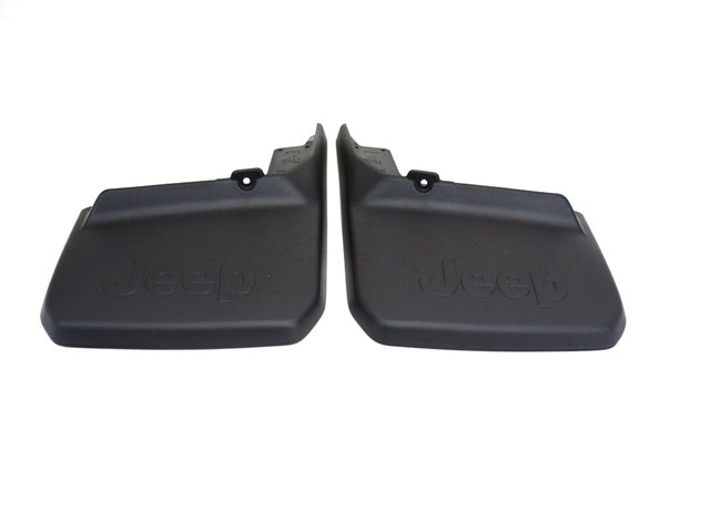 Jeep 2007-2018 JK Wrangler Deluxe Molded Splash Guards, Rear, Without Off-Road & Tubular Bumpers  82210232