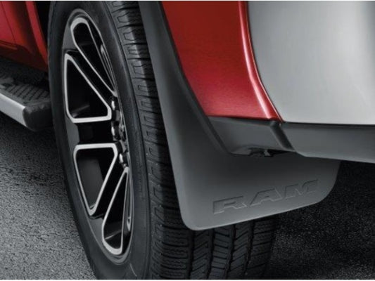 Mopar Molded Splash Guards, Rear For Vehicles Without Production Fender Flares - Mopar 82215490AD