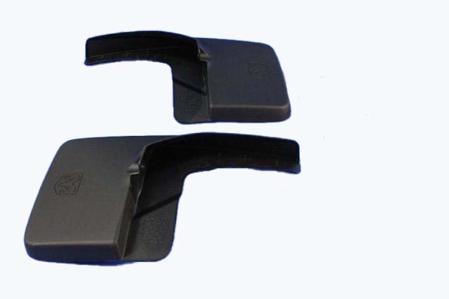 Ram Mopar Molded Splash Guards, Rear, WITHOUT Production Fender Flares for Ram 1500 DS Classic 82211228