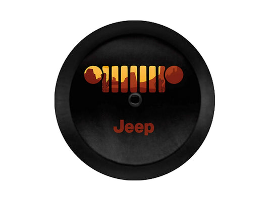 Mopar Tire Cover - Jeep Grille Logo, 3 Colour 82215967