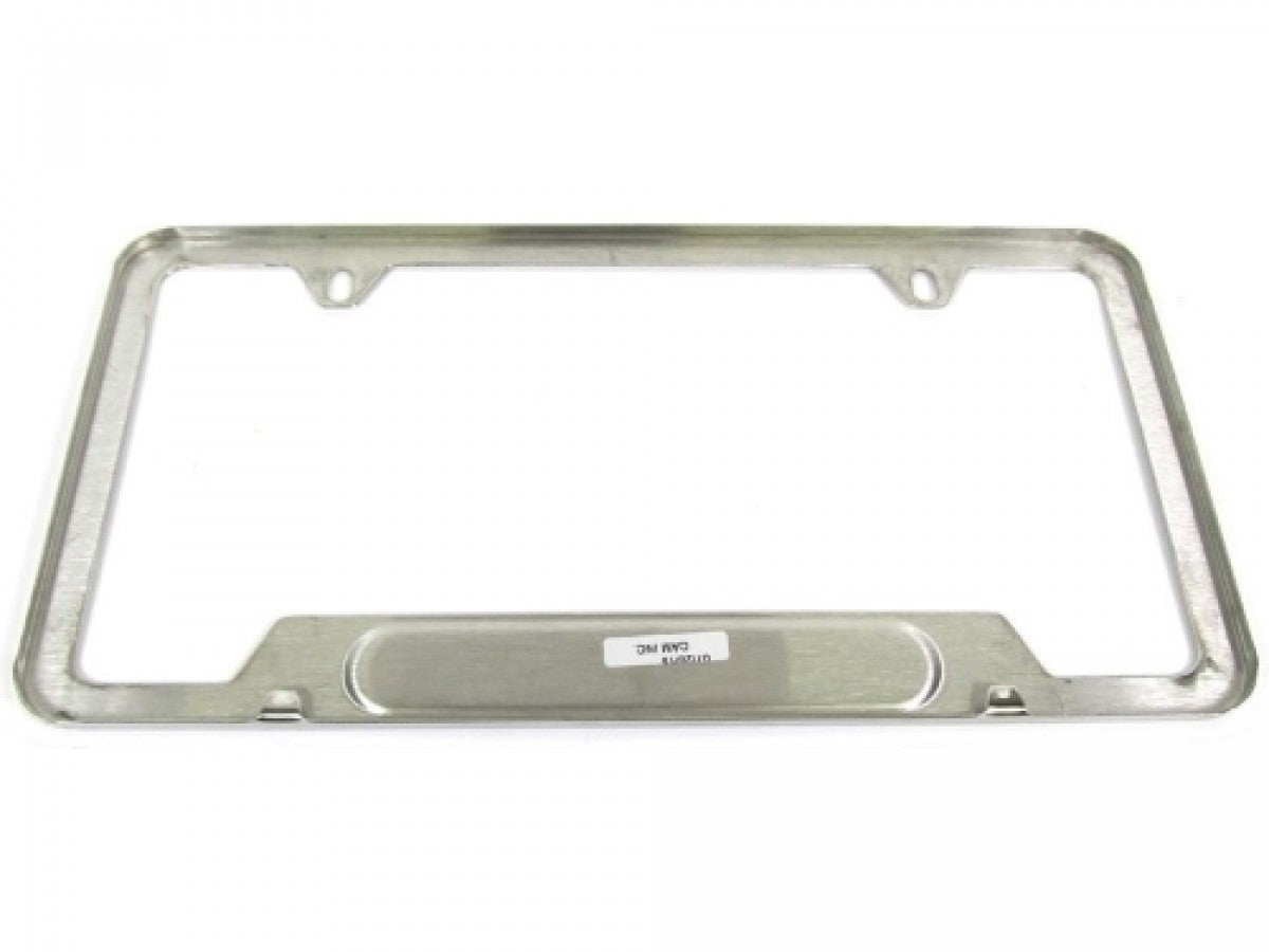 Mopar Plate Frame Polished W\/ Challenger Logo 82214923