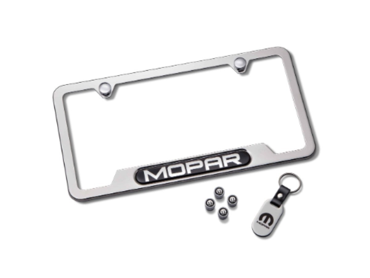 Mopar License Plate Frame Gift Set 82215855