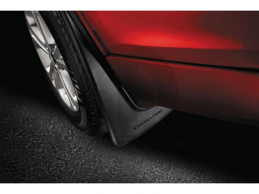 Dodge 2011-2023 WD Dodge Durango Deluxe Molded Splash Guards, Rear, With Logo  82212022AD