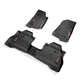 Jeep Gladiator JT 2020-2023 All Weather Rubber Mats, Front & Rear (Black\/Red Logo)  82216629AB