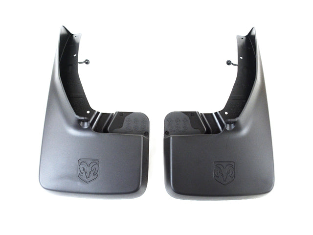 Ram Molded Splash Guards, Front, WITHOUT Production Fender Flares for Ram 1500 DS Classic Body Style 82212287AC