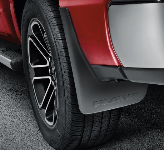Ram DS Classic 2015-2023 Molded Splash Guards, Rear, WITH Production Fender Flares  82214136