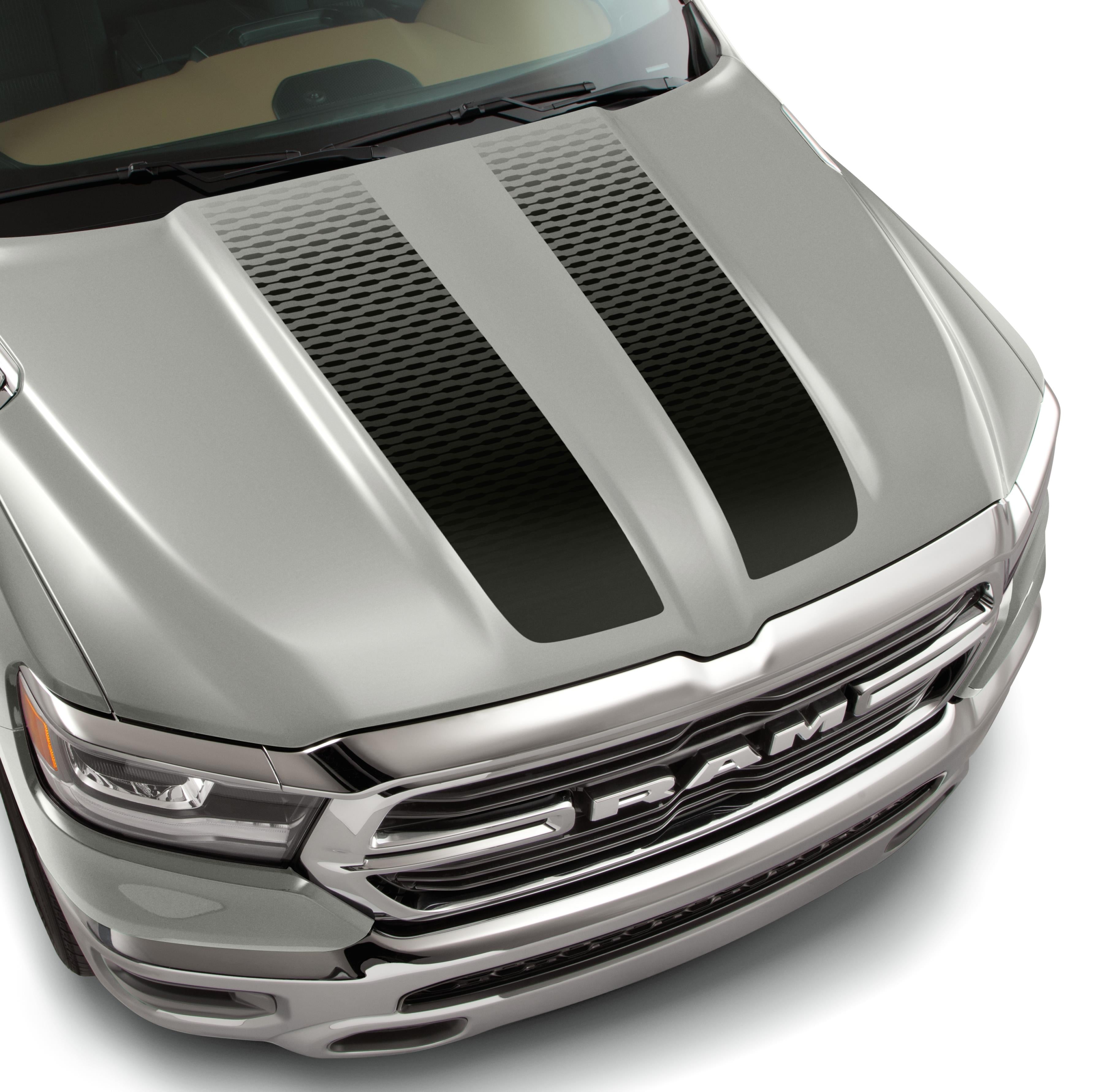 Mopar Black Hood Graphic - Standard Hood - Mopar 82215535AC