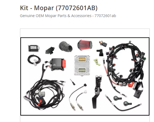 Mopar Kit- Engine Controller 77072601AB
