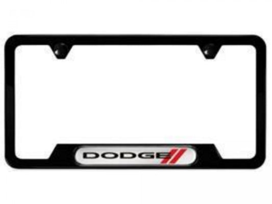 Mopar Plate Frame Black W\/ Dodge Logo 82214767