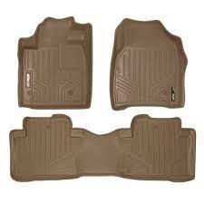 Mopar All-Weather Mats - Crew Cab with Bucket Seats - Brown 82215755AC