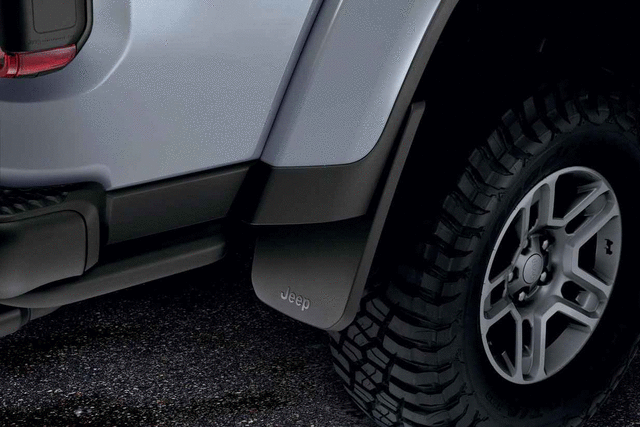 Jeep Gladiator JT 2020-2023 Deluxe Molded Splash Guards, Rear, Gas Engines ONLY 82215611